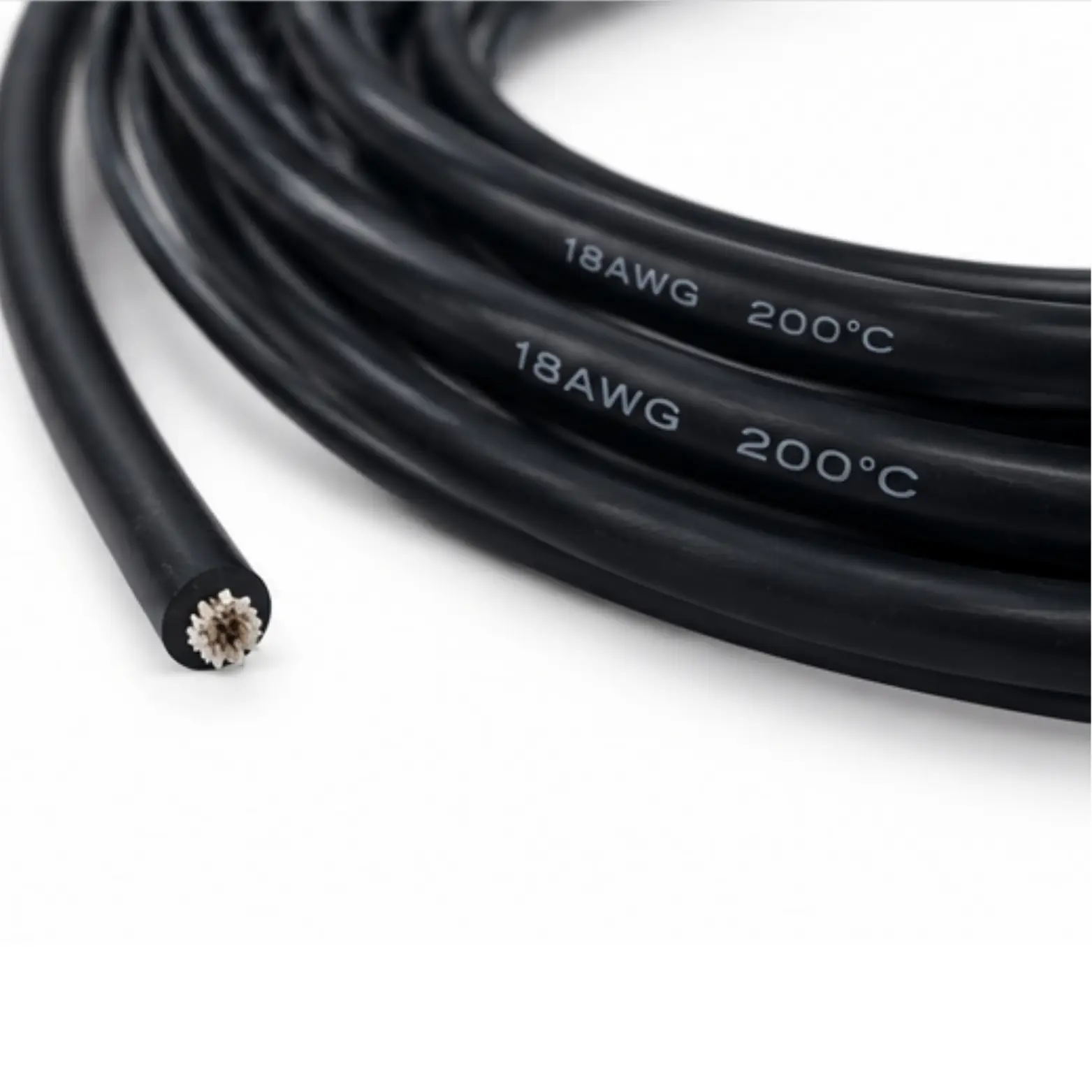 SILICONE WIRE 18AWG BLACK - Image 2